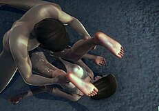 3d animation hs2 brune in cartoon style