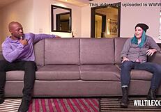 Hardware Store Hottie Nikki Zee Takes First Big Cock