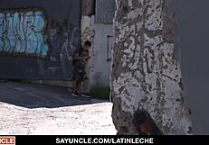 Straight Latino Tricked Into Riding Big Uncut Dick For Cash In Homemade Orgy