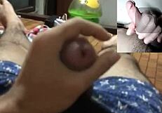 Gay Guy Sucks Cock Intensely During Web Chat