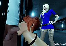 Double Trouble Prison Anal Threesome