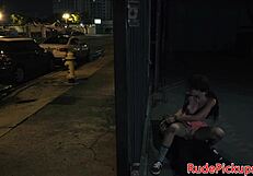 I-I accidentally bound this spex teen 18+ in public and dominated her rough cowgirl pickup