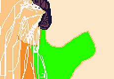 Hentai blowjob with big dick in pixel art animation, wanna see more?