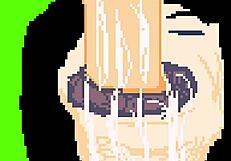 Hentai blowjob with big dick in pixel art animation, wanna see more?