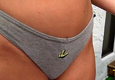 Demi Diveena tugs cock in public outdoor college setting with dirty talk