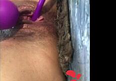 Ebony Olivia Offers Juicy Tits for Hard Fucking