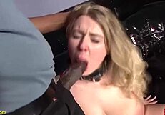 curvy milf learns her first monster cock lesson