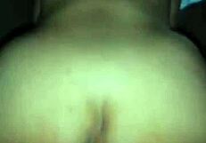 a quick fuck with big natural tits before bed