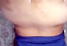 a quick fuck with big natural tits before bed