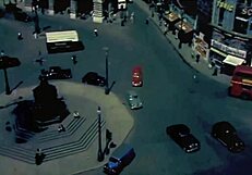 in a retro hospital, the vintage nurse cares for her patient with antique tools