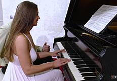 I spread my legs for your cock on the floor with big tits