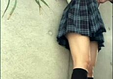 Asian Amateur Hides in Shadows for Intense Outdoor Blowjob and Backdoor Action