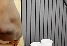 Blonde stepmom screams as black cock pounds her hard!