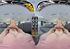 virtual billiards game with latin milf caitlin bell