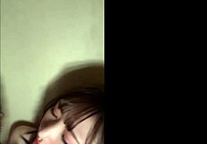 Super cute asian girl gets facial creampie in love hotel