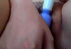 Toying My Asian Milf Wife's Pussy With Toys