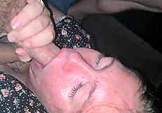 Intriguing deepthroat session with fat gay bbw and monster cock