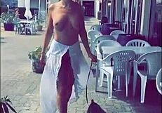 Intense Public Blowjob By Flashing Milf In Outdoor Nudist Spot