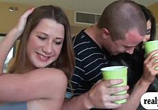 Two Big Tits Ladies Host Party with Amazing Group Sex Action and Wild Blowjobs