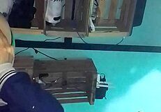 Latina milf bent over for doggystyle with emo couple