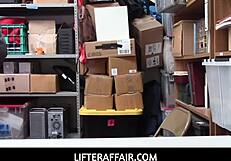 Yo, thief Ariel McGwire got banged hard by LP officer at work! 😜