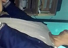 Latina milf bent over for doggystyle with emo couple