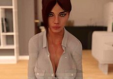 Slutty mommy with big tits pounded hard in missionary style