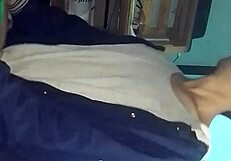 Latina milf bent over for doggystyle with emo couple