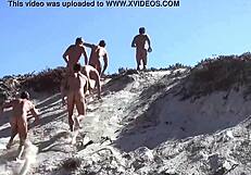 Ever tried sneaking a peek at a gay nude beach in public?