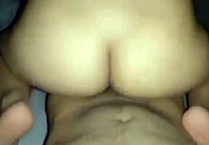 I watch this MILF riding my anal cock passionately with cumshot