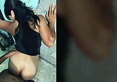 you fucking that latina against the wall?