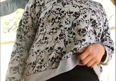 Teasing you with curvy body piercing milf boobs babe