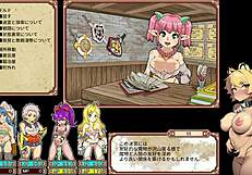 In this HENTAI game, four bitches EXPLORE dungeons for SEX