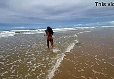 Fucking Hot Woman On Beach With Spectators