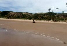 Fucking Hot Woman On Beach With Spectators