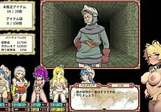 In this HENTAI game, four bitches EXPLORE dungeons for SEX