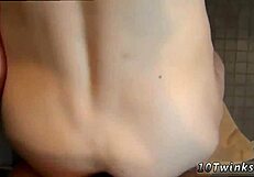 First time gay sex in the bathroom with bareback boyfriends