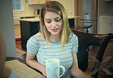 omg, caught my step bro with a boner and couldn't resist bending over for his monster cock in pov... help!