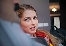 omg, caught my step bro with a boner and couldn't resist bending over for his monster cock in pov... help!