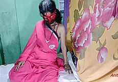 Hot Indian house owner and maid have sex on the job.