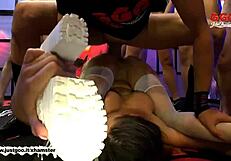 Geile Milf Barbara Gets Gangbanged in European Orgy