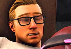 D Va Gets Wild in Cartoon Blowjob Action