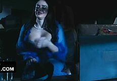 in screwged part 2, sheena ryder and whitney wright tease and spank before muff diving and doggystyle fucking.