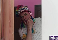 stepsiblings get caught fucking secretly after peruvian event with huge dick