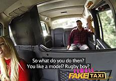 FemaleFakeTaxi Builder Cheats with Black Guy for Huge Creampie and Facial