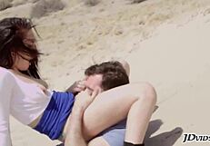 Super Horny Babe Craves Cock in Outdoor Action