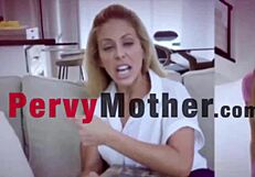 pervert stepmom cory chase gets wild with her stepson again.