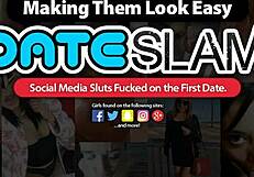 Super sexy brunette Lovenia Lux gets slammed on date 😍