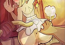 damn, neko loop 18 hentai gets wild with furry indian doggystyle action!