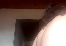 Transsexual in crossdressing fucks big ass pussy